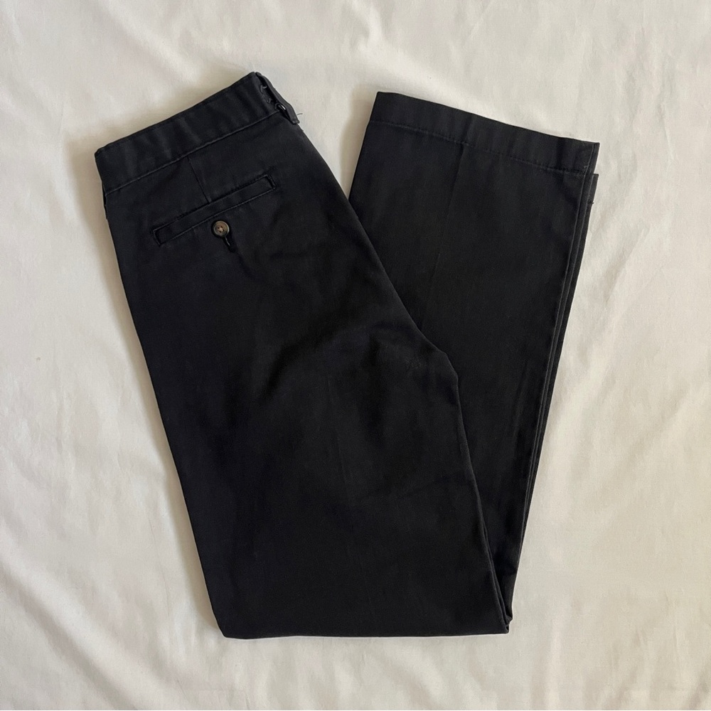 Dickies Mid Rise Classic Straight Leg Pants | Black Twill Trousers Kids Size 12
